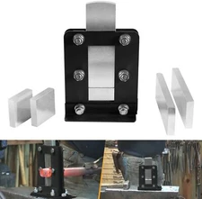 7PCS Blacksmith Guillotine Tool with 3 Sets of Dies, Flat, Fullering & Blank