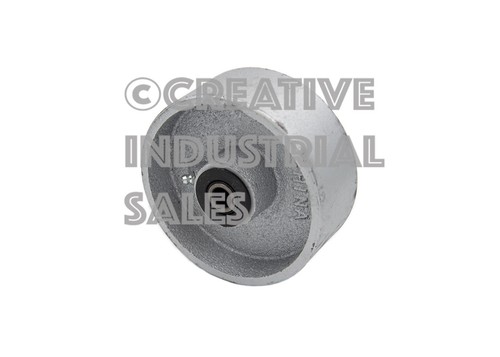 5" x 2" Steel Wheel w/ Roller Bearing 1000lb FREE Bushing - Picture 2 of 4