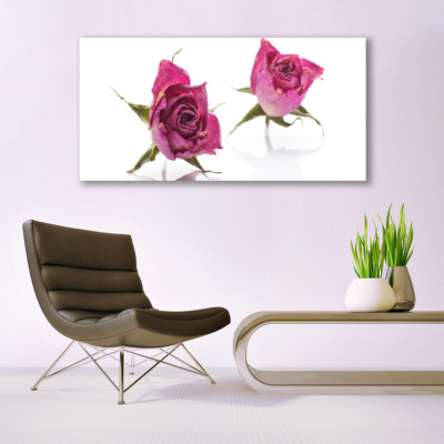 Tulup Image Sur Verre Trempé Tableaux 125x50 - Myrtilles Avec De La
