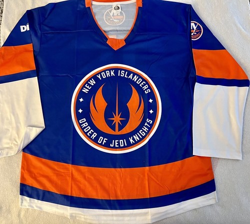 NY ISLANDERS STAR WARS REPLICA JERSEY SGA JEDI KNIGHT XL NHL HOCKEY 1/24/2025