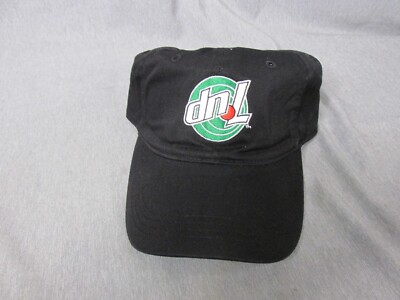 7 UP Soda Pop Adjustable Black Baseball Hat Cap Logo Strap Back 7 UP UPSIDE DOWN