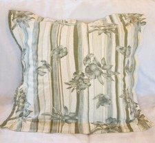 Tommy Bahama Euro Sham Hibiscus Leaves Green Blue Cream