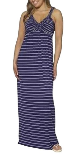 white christmas dresses Oasis Striped Maxi Dress – The Hyve Boutique main image 0