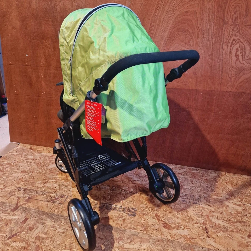 Britax Romer B-Dual 4 Stroller Pushchair Pram Folding Aurora Green Lime - Image 2 of 4