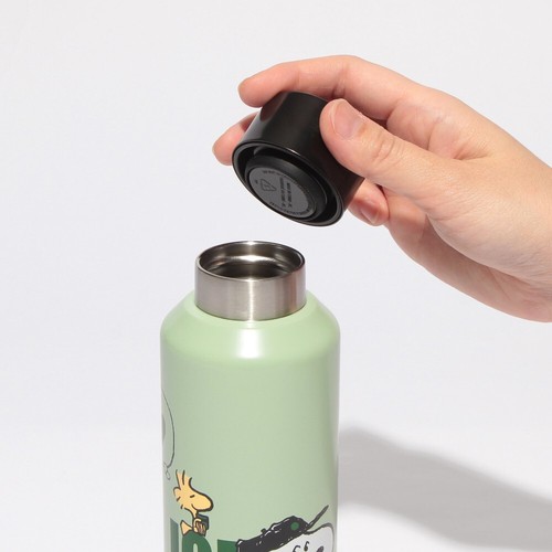 Starbucks Japan PEANUTS Snoopy 2025 Stainless bottle Green 473ml NEW PSL - Picture 8 of 8