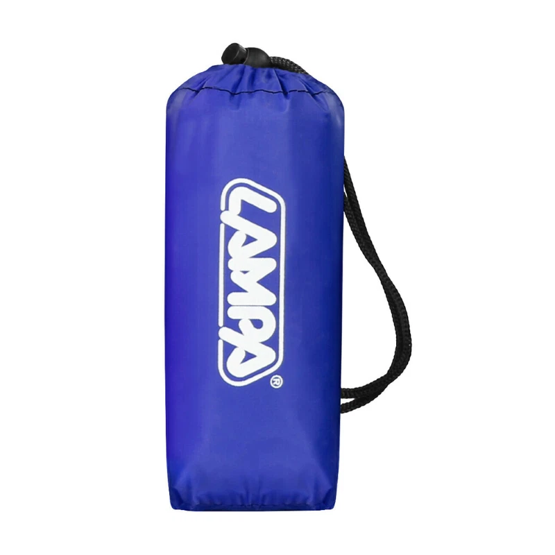 Poncho Antipioggia Blu Impermeabile Riutilizzabile Taglia Unica PEVA Go Dry  - Immagine 2 di 4