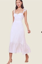 Reformation Nikita Midi Dress Ivory
