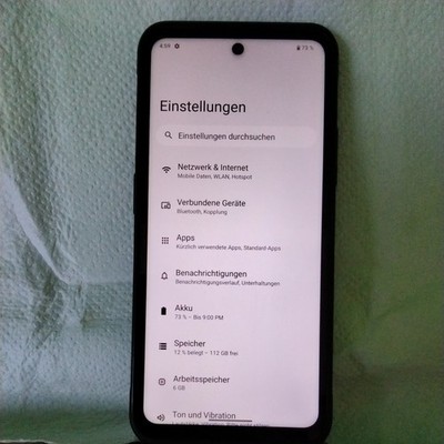 Nokia XR20 - 128GB - Granite (Ohne Simlock) (Dual-SIM) mit Netzteil und ovp