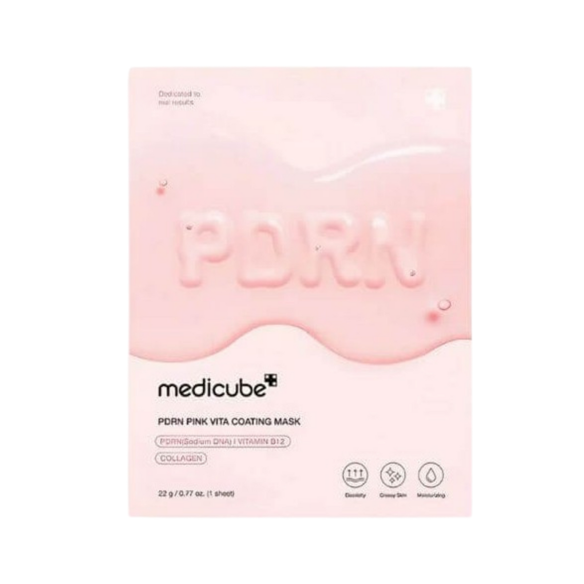 Medicube PDRN Pink Vita Coating Mask Sheet (pack of 1)