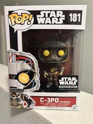 Funko Pop! Star Wars C-3PO [Unfinished] Smuggler's Bounty Exclusive #181