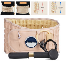 Decompression Back Brace Lumbar Belt Spinal Support  Extender Belt Air Traction
