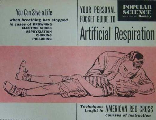 Artificial Respiration How-to Pocket Guide Red Cross