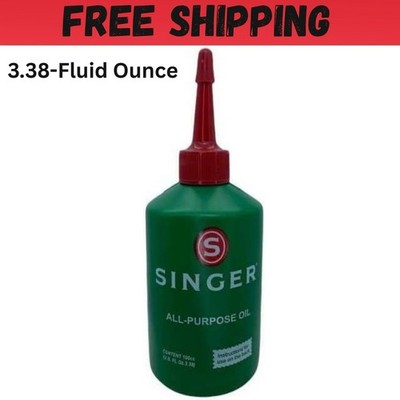 Singer All Purpose Sewing Machine Oil, 3.38-Fluid Ounce 