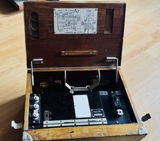 Schweizer Armeetelefon Modell 1932 Feldfernsprecher Baujahr 1940
