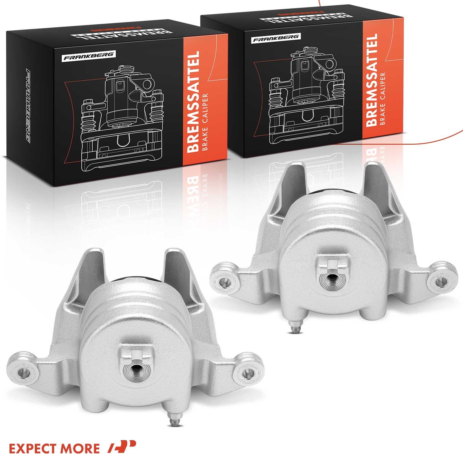 FRANKBERG 2x Brake Caliper for Nissan Murano I Z50 04-08 3.5 41011CA01A Front