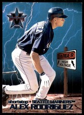 2000 Pacific Vanguard High Voltage #34 Alex Rodriguez Mariners
