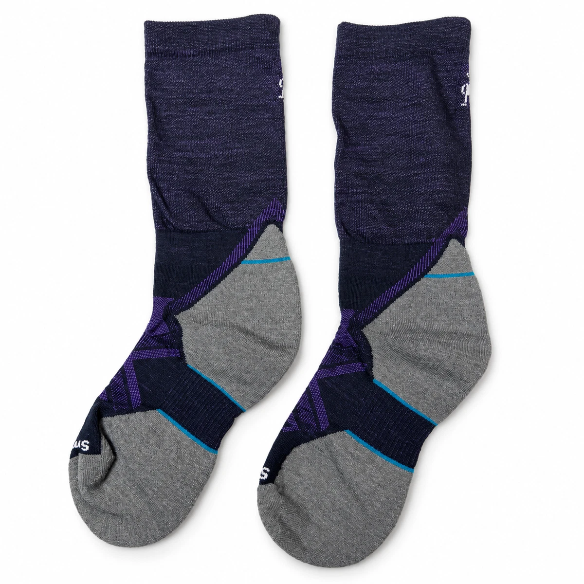 SMARTWOOL MUJER CORRER CLIMA FRÍO COJÍN CALCETINES NEGRO MED SW001857001 3 PARES NUEVOS