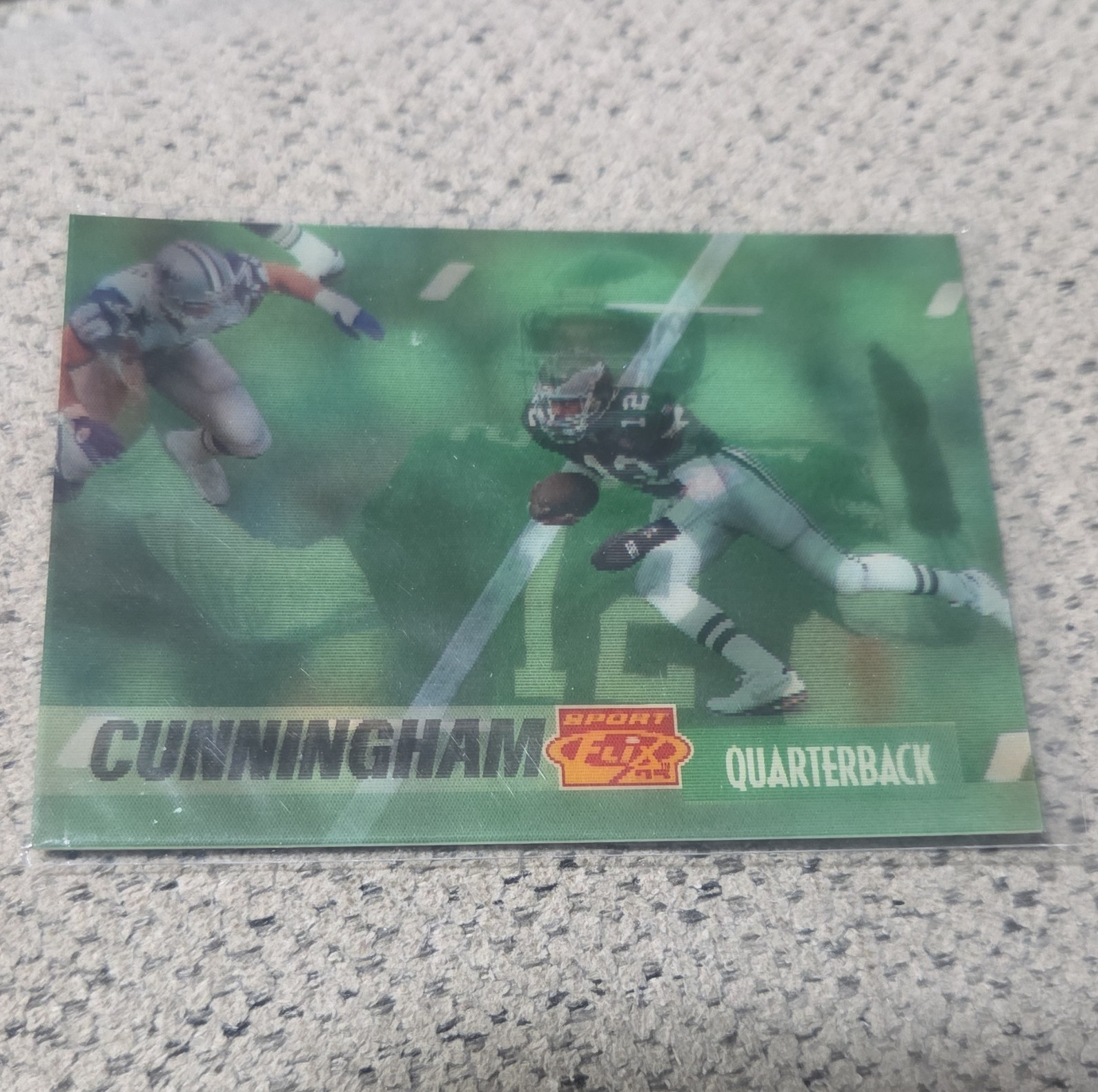 Pinnacle 1995 Sportflix 95 Randall Cunningham Philadelphia Eagles #71 Football