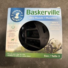 The Company Of Animals Baskerville Ultra Muzzle For Large Dogs Size 5 No Bites