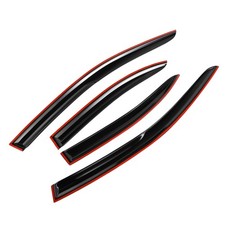 4pcs Rain And Sun Shield Suitable For 2008-2017 Mitsubishi Lancer 4 Door Sedan
