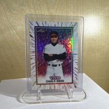 Leaf Vivid Pop Century Charlie Sheen 1/1 Pre-Production Proof Trading Card