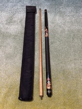 Riley 8 Ball Pool Snooker Cue Flame 2-Piece 18oz BC-200 Vintage 90s