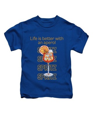 Life Is Better With An Aperol Spritz Erwachsene T-Shirt Fun Alkohol Meme Sommer Top