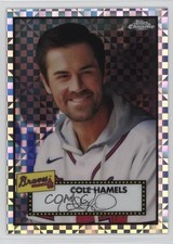 2021 Topps Chrome Platinum Anniversary X-Fractor Cole Hamels #474 05ol