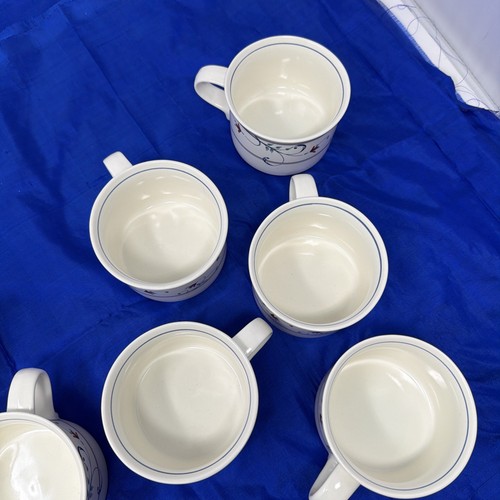 Juego de 10 tazas de té café Mikasa Intaglio CAC20 Annette 3 1/2" fondo plano - Imagen 4 de 24