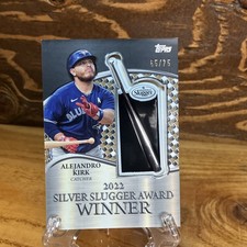 Topps 2023 Series 2 Alejandro Kirk Silver Slugger Gold Patch /75 Blue Jays