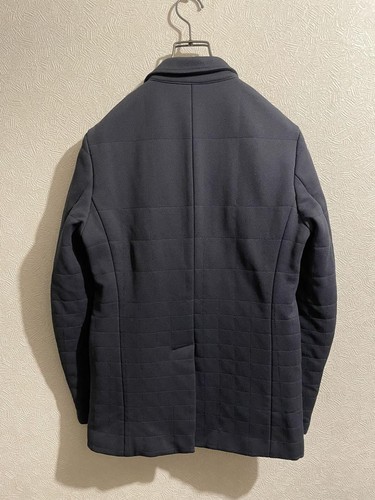 FENDI quilted tailored jacket navy men's size 44 From Japan i11216 - Picture 2 of 16