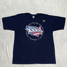 Vintage 2002 New England Patriots Super Bowl 36 Rams Tom Brady T Shirt XL NEW