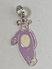 Friends TV Show Sterling Silver Charm for Bracelet  "Pink Bunny Rabbit Costume "