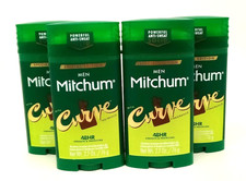 4-PACK Mitchum Men Curve Antiperspirant 48HR 2.7oz each NEW