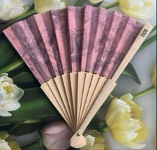 Brand New Christian Dior DIORIVIERA Folding Fan Pink Limited Edition JAPAN