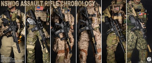 1:6 Easy & Simple NSWDG Assault Rifle Chronology Set D for 12" Figures 06046D - Picture 9 of 9