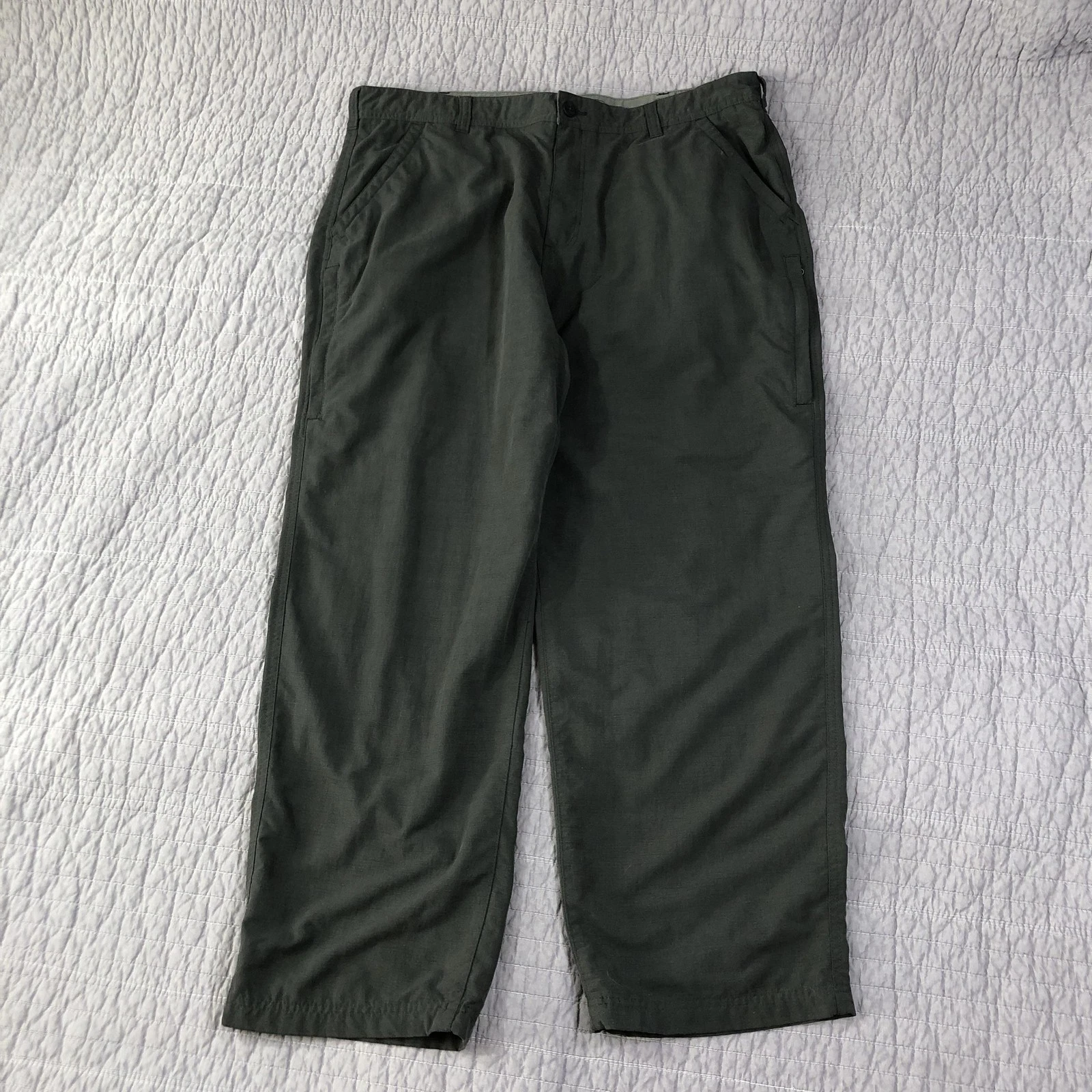 REI Pants Men 40 x 30 Gray Nylon Hiking Quick Dry UPF 50 Outdoors Zip Pockets
Opens in a new window