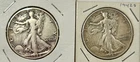 Genuine 1942-S USA Walking Liberty Half Dollar Silver US (2) Coins. Collectible!