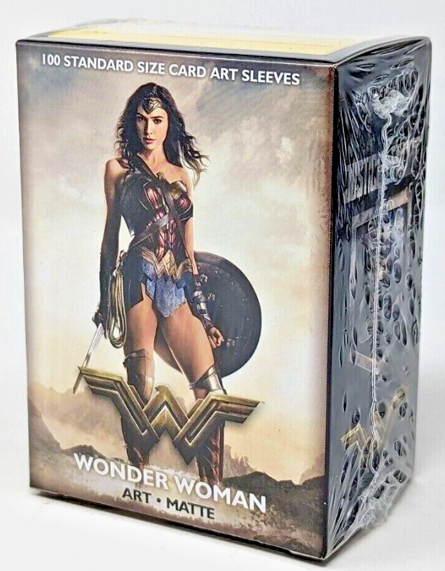 Wonder Woman Card Sleeves 100 Matte Standard Size DC TCG