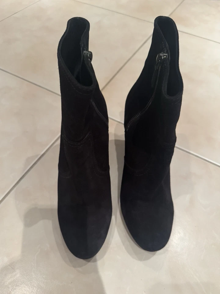 Botas de cuña PRADA de gamuza negra para mujer - talla 38 Foto 3 de 4
