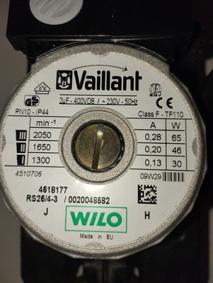 Wilo Vaillant RS 25/4-3 Heizungspumpe Solarpumpe