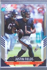 2021 Chronicles Justin Fields RC #403 Bears Score Update Rookies Silver