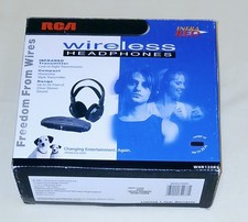 RCA Wireless Headphones- WHR120RS- Infrared, 25 Ft, Lightweight, Adjustable