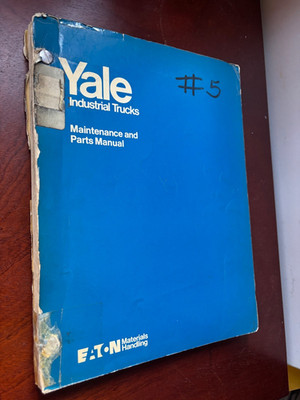 Yale/Eaton FL Maint. & Parts Manual ERC 4,000-5,000-5,500 lb cap. 36V/48V  1159