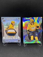 2025-26 UD Exquisite Ozzy Wiesblatt Rookies Patch 72/99 & Patterned Foilboard