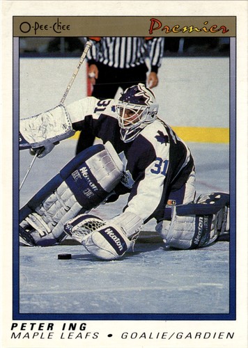 Peter Ing #49 1990 O-Pee-Chee Premier card