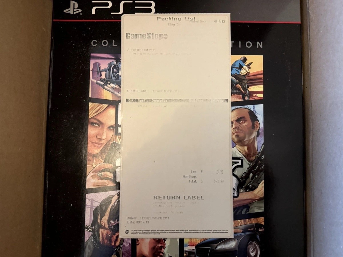 Grand Theft Auto V -- Collector's Edition (Sony PlayStation 3