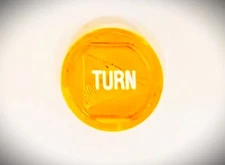 79-82 Honda CBX RIGHT TURN Indicator Idiot Light Lens Gauge Instrument Pod Panel