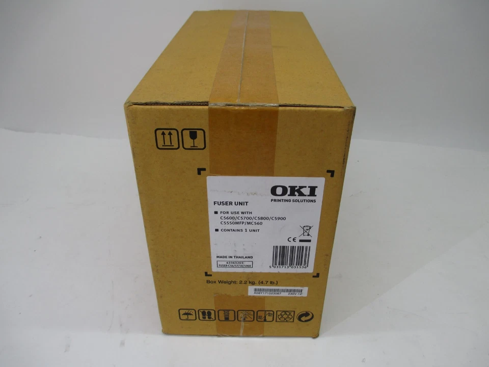 UNIDAD FUSOR OKI PARA C5500/C5600/C5700 C6000/C6100/MC560 43363 T5-C1 Foto 2 de 4
