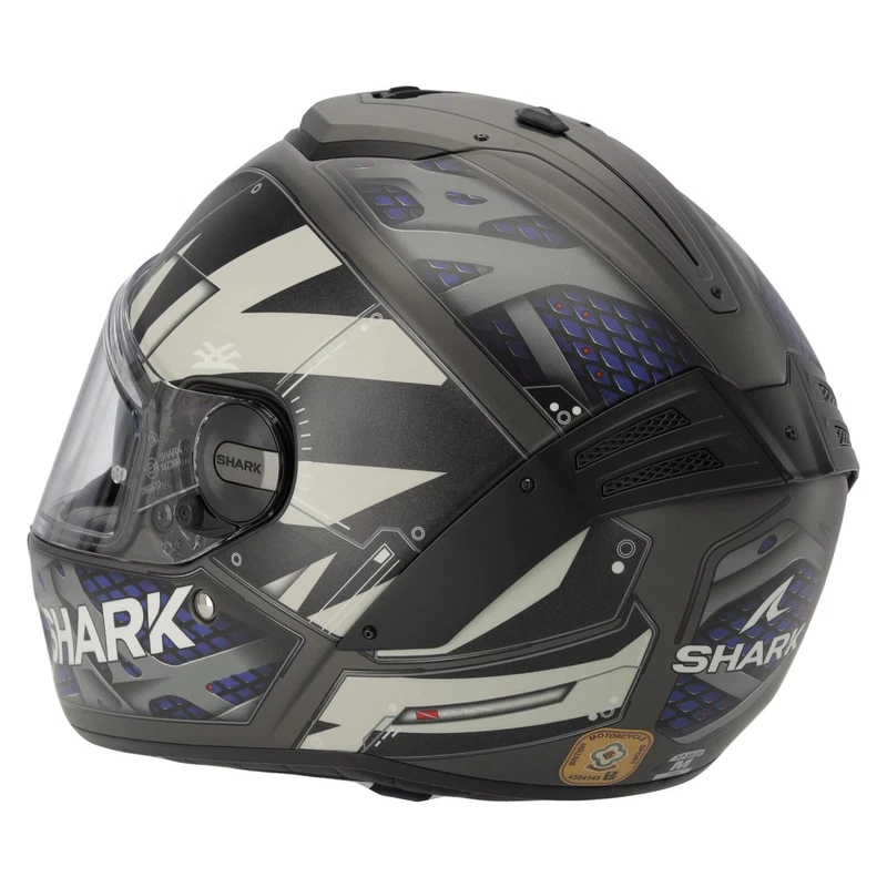 Shark Spartan RS Stingrey Matt Anthracite Blue, photo 3 of 7